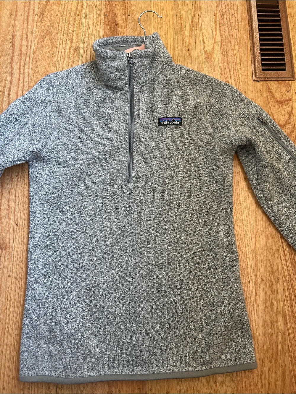Patagonia women better sweater Gray Quarter-Zip Fleece Pullover
